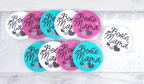 Einkaufswagenchip Beste Mama